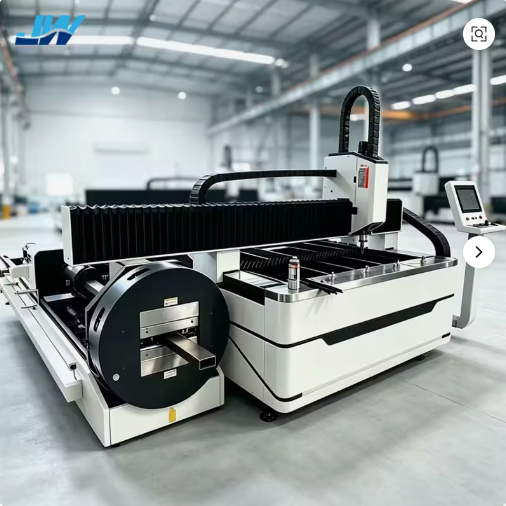 Fiber Laser Cutting Machine for Sheet Metal, Pipe, and Coil Cutting - AI/BMP Supported Automatic Metal Cutting Water-Cooled Three-Axis System